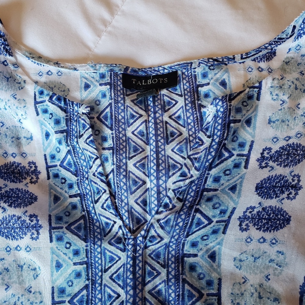 Talbots peasant top - Picture 2 of 3